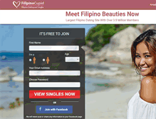 Tablet Screenshot of filipinocupid.com